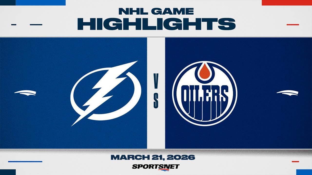NHL Highlights: Lightning 5, Oilers 2
