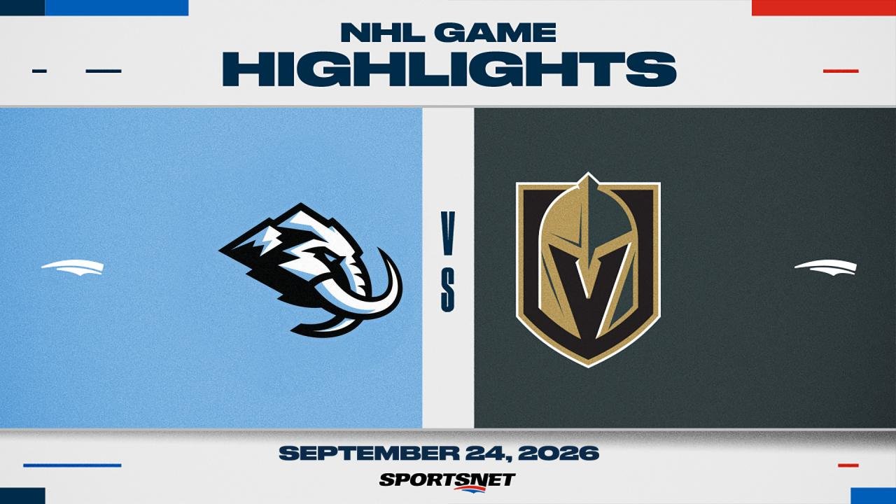NHL Pre-Season Highlights: Golden Knights 5, Mammoth 4 (OT)