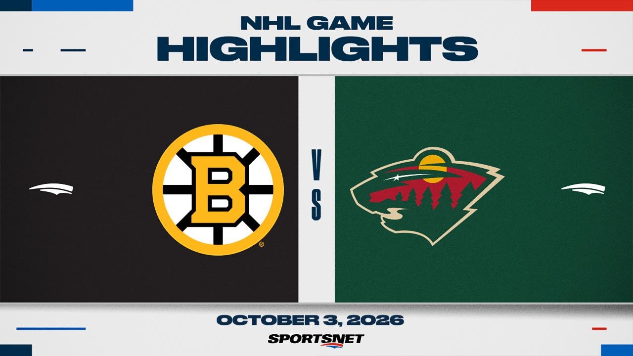 NHL Highlights: Wild 4, Bruins 1