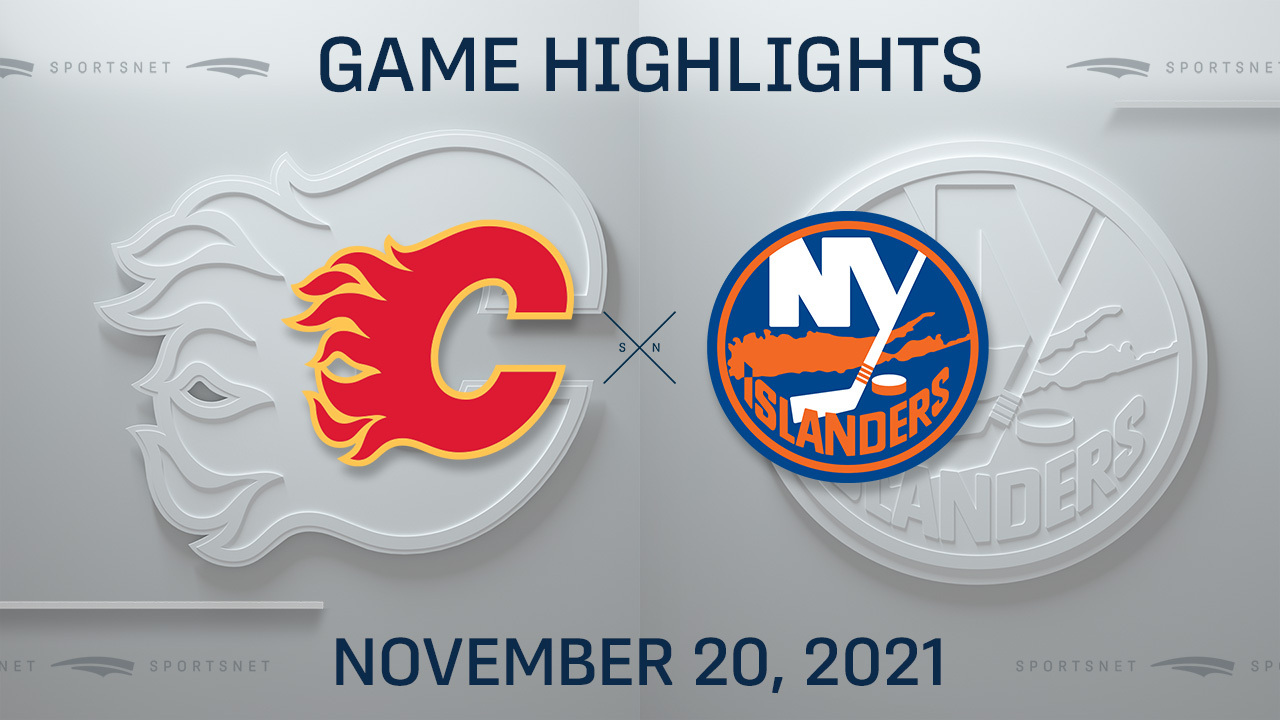 Flames spoil opening of Islanders' new arena