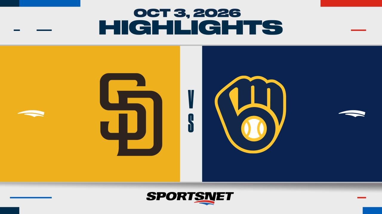 MLB Game 1 Highlights: Brewers 3, Padres 2