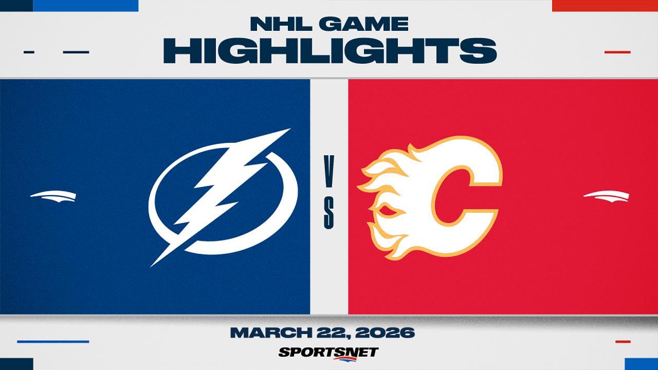 NHL Highlights: Flames 4, Lightning 3 (OT)