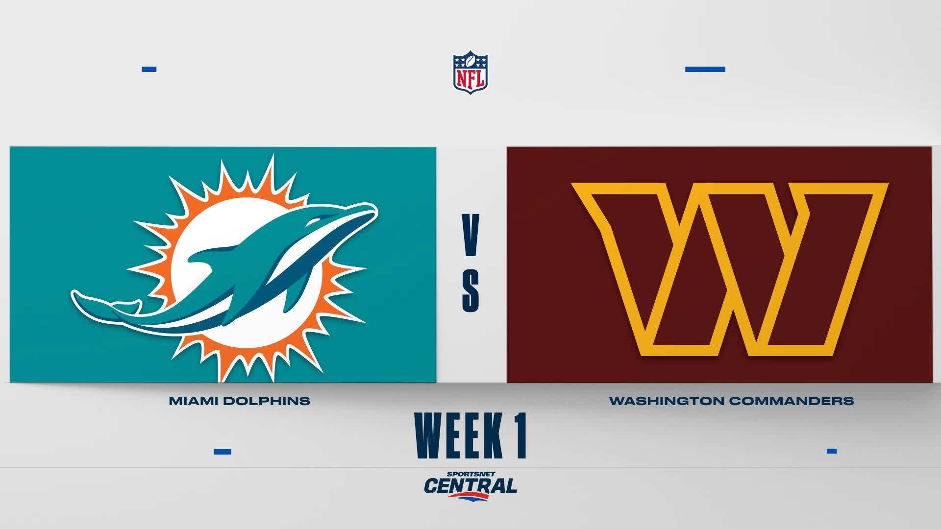 NFL Pre-Season Highlights: Commanders 20, Dolphins 7
