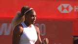 Serena smashes forehand winner early in first action in nearly four years