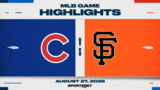 MLB Highlights: Giants 12, Cubs 3