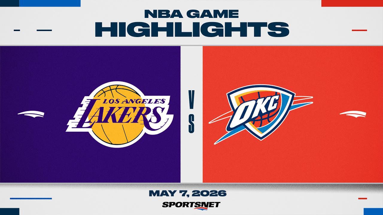 NBA Game 2 Highlights: Thunder 125, Lakers 107