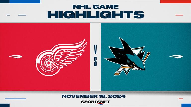 Celebrini scores first career OT goal as Sharks take down Red Wings