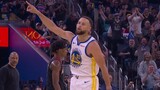 Warriors’ Curry splashes deep three for first bucket in return from injury