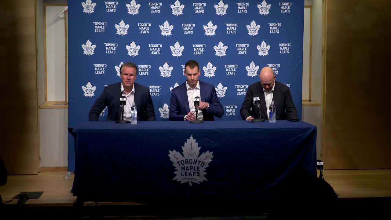 Maple Leafs’ Hiller, Chayka, and Sundin full media availability