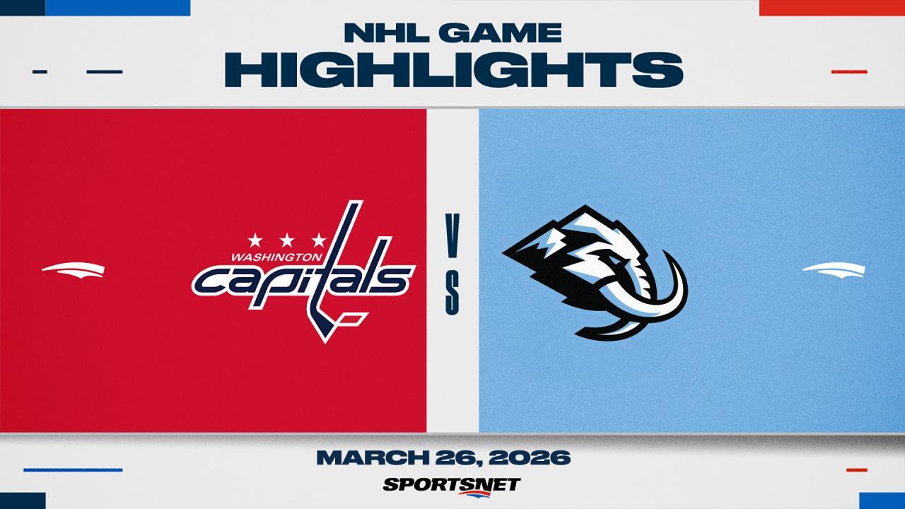 NHL Highlights: Capitals 7, Mammoth 4