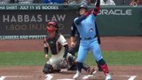 Gotta See It: Okamoto belts first-inning slam in series finale vs. Giants