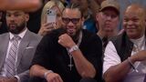 Dillon Brooks taking in Lakers-Thunder Game 4 with courtside seats