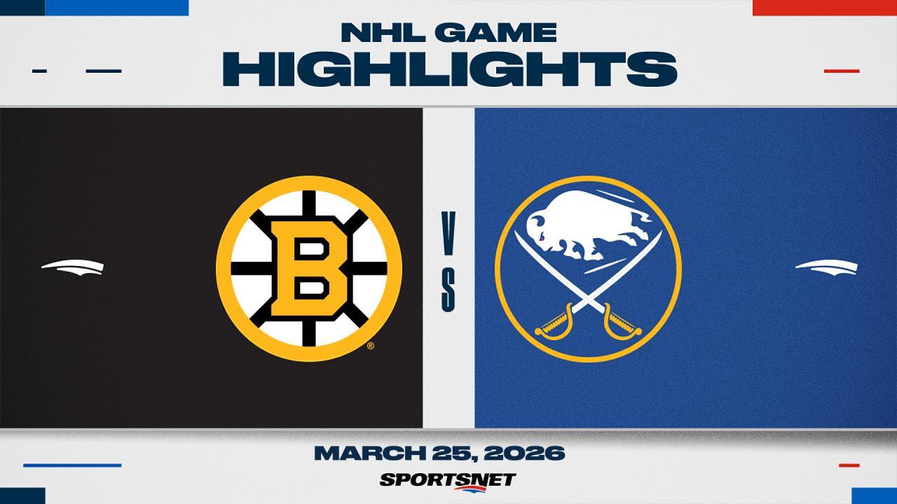 NHL Highlights: Bruins 4, Sabres 3 (OT)
