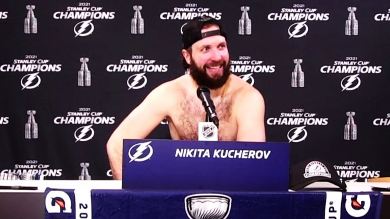 Nikita Kucherov signs with Bud Light following 'epic press conference