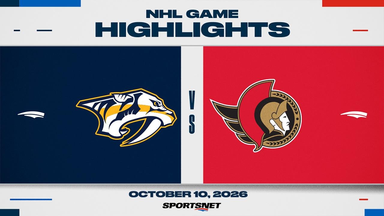 NHL Highlights: Senators 3, Predators 2 (SO)