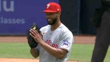 Phillies’ Sánchez sets franchise mark for consecutive scoreless innings