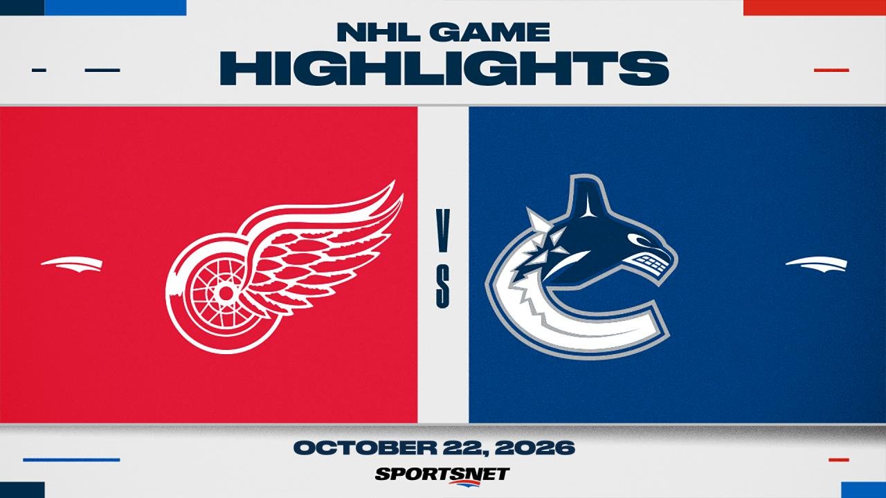 NHL Highlights: Red Wings 5, Canucks 2