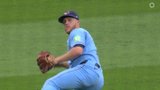 Blue Jays’ Myles Straw takes away hit with diving grab