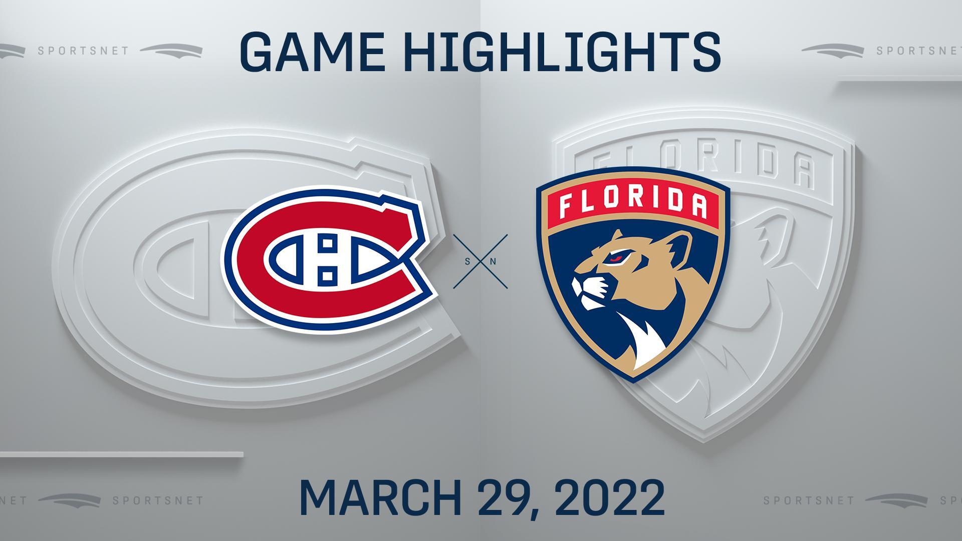 Huberdeau, Lomberg lead Panthers over Canadiens 7-4