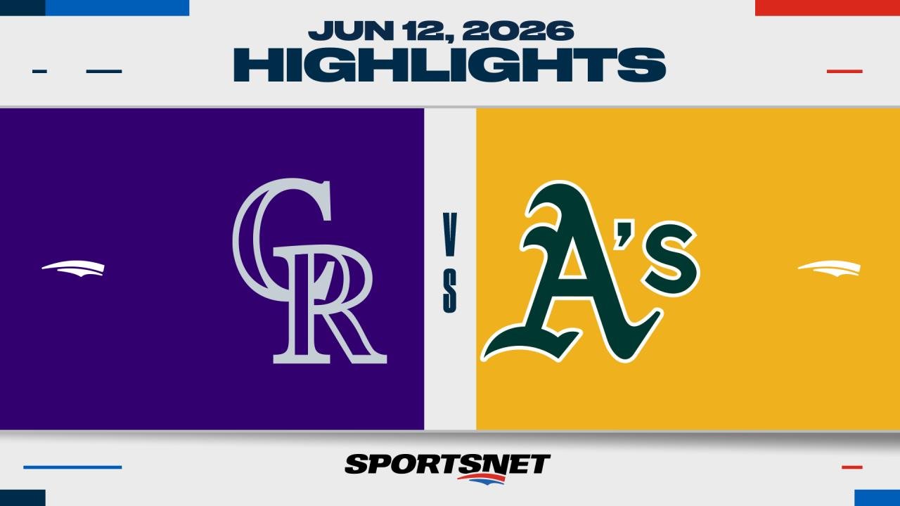 MLB Highlights: Athletics 6, Rockies 4
