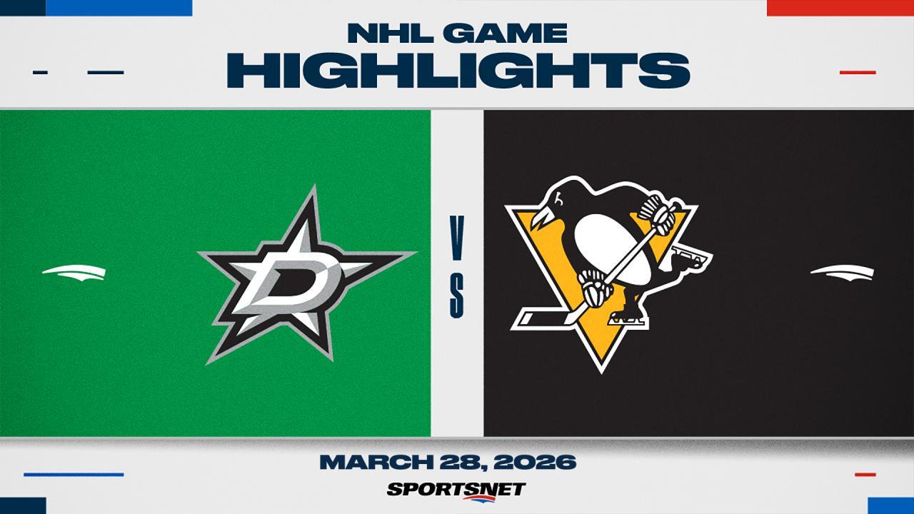 NHL Highlights: Stars 6, Penguins 3