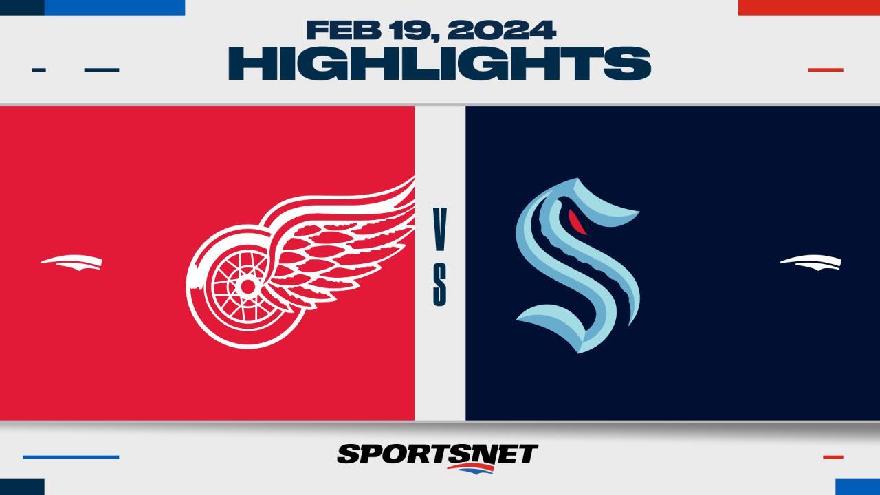 NHL Highlights: Red Wings 4, Kraken 3 (OT)