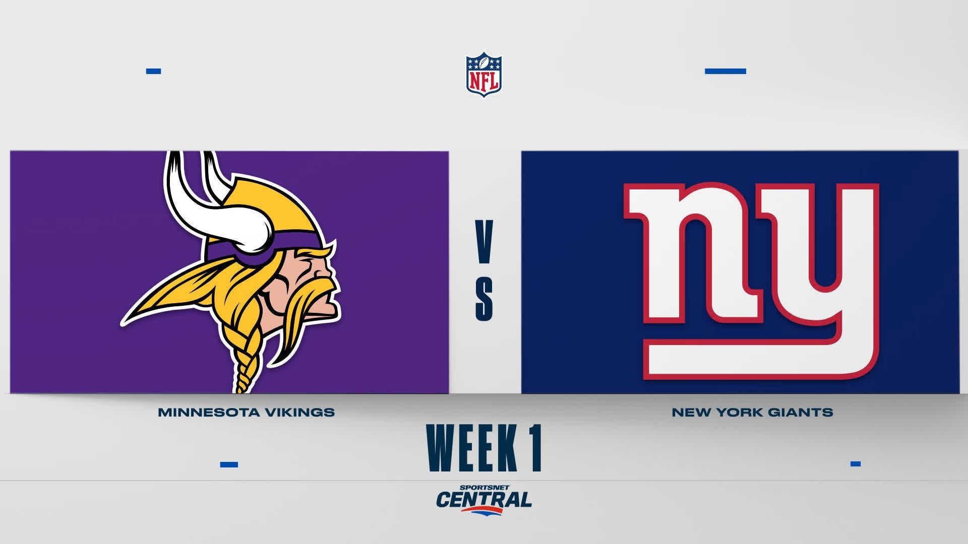 NFL Pre-Season Highlights: Vikings 13, Giants 10