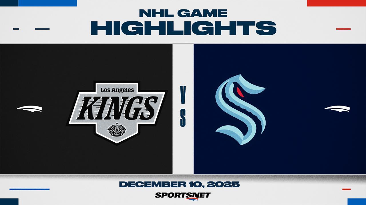 NHL Highlights: Kraken 3, Kings 2