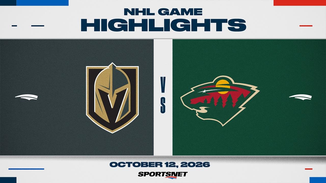 NHL Highlights: Wild 4, Golden Knights 2