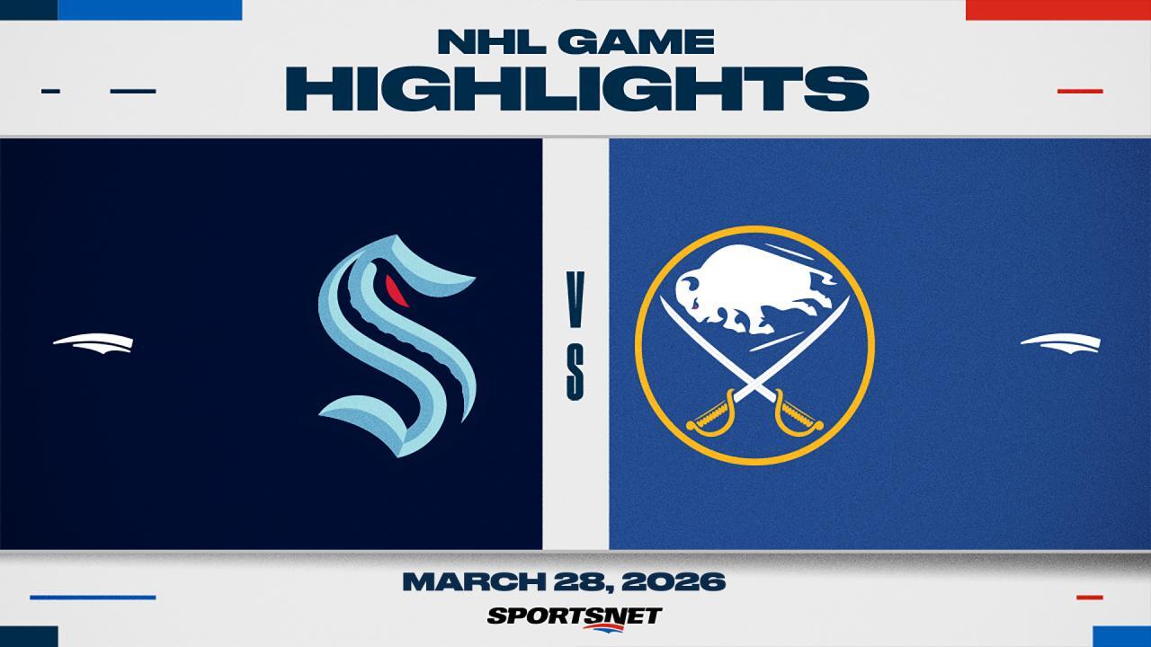 NHL Highlights: Kraken 3, Sabres 2 (SO)