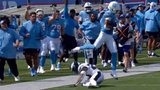 Titans’ Ayomanor hurdles over Epps for incredible play late vs. Eagles