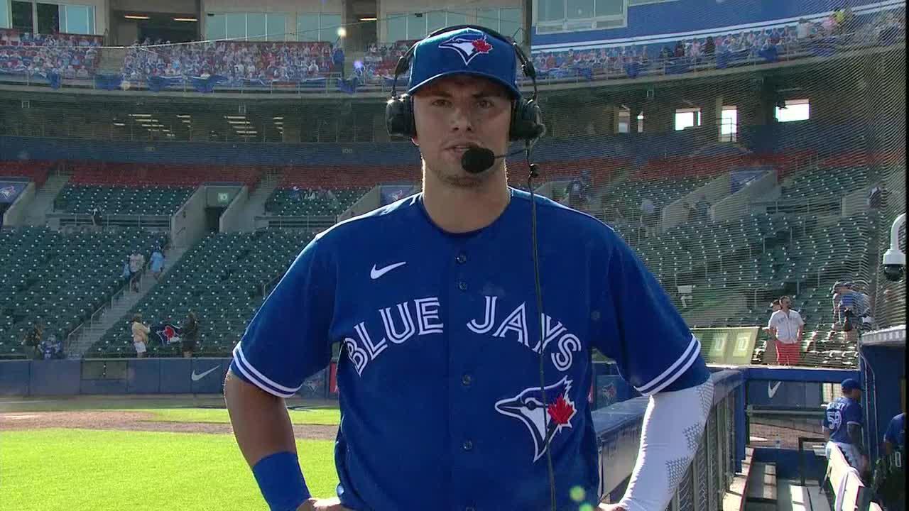 Panic can see Guerrero Jr. actually taking possession of first base