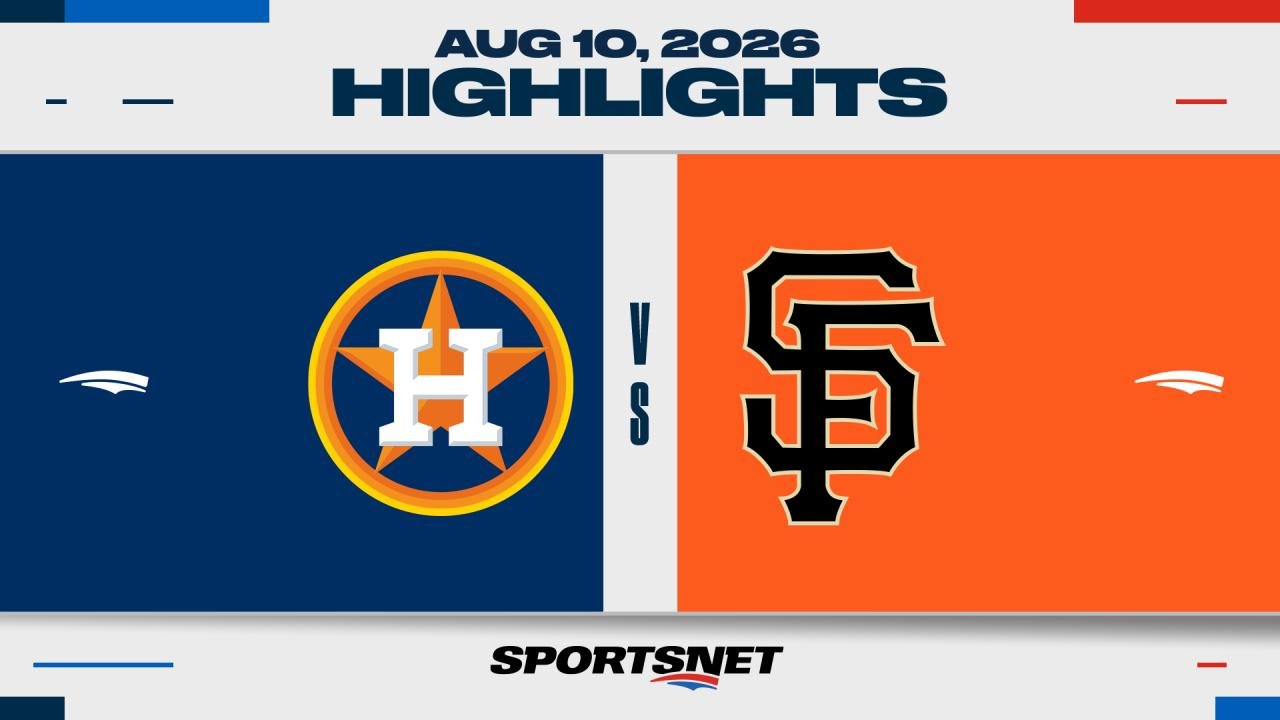MLB Highlights: Astros 6, Giants 3 (10)
