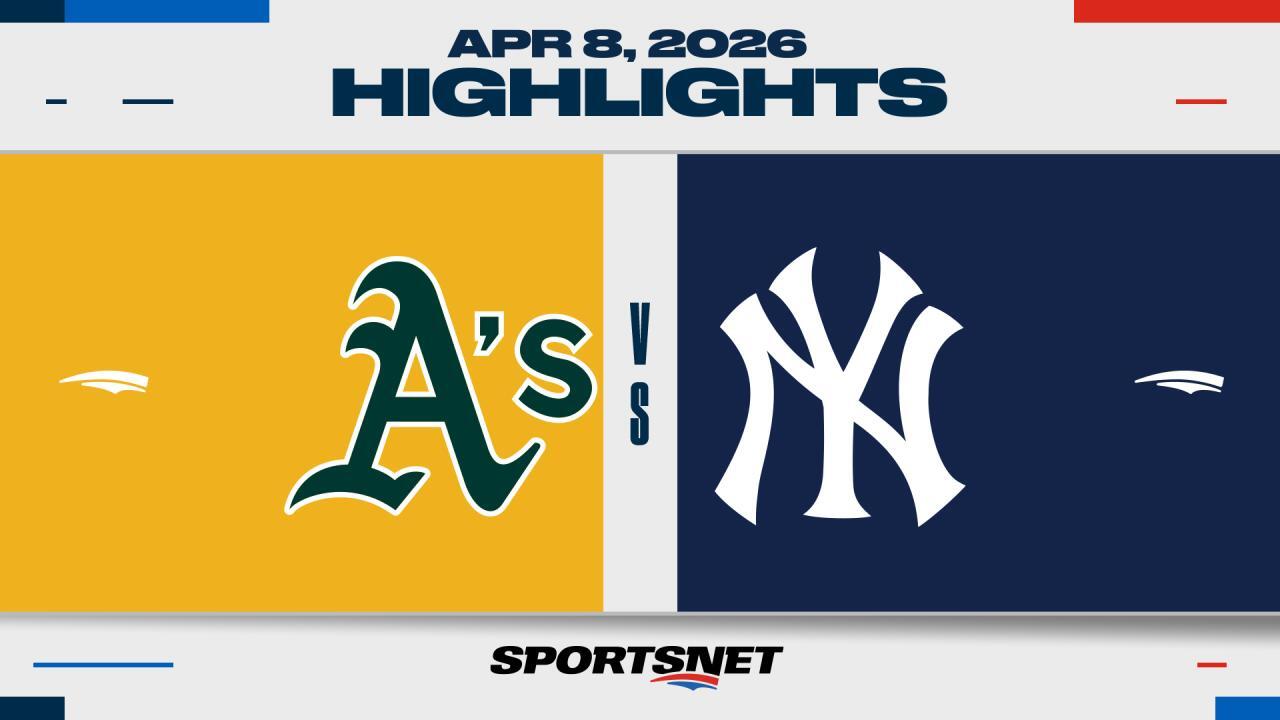 MLB Highlights: Athletics 3, Yankees 2