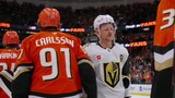 Golden Knights, Ducks exchange handshakes moments after six-game series
