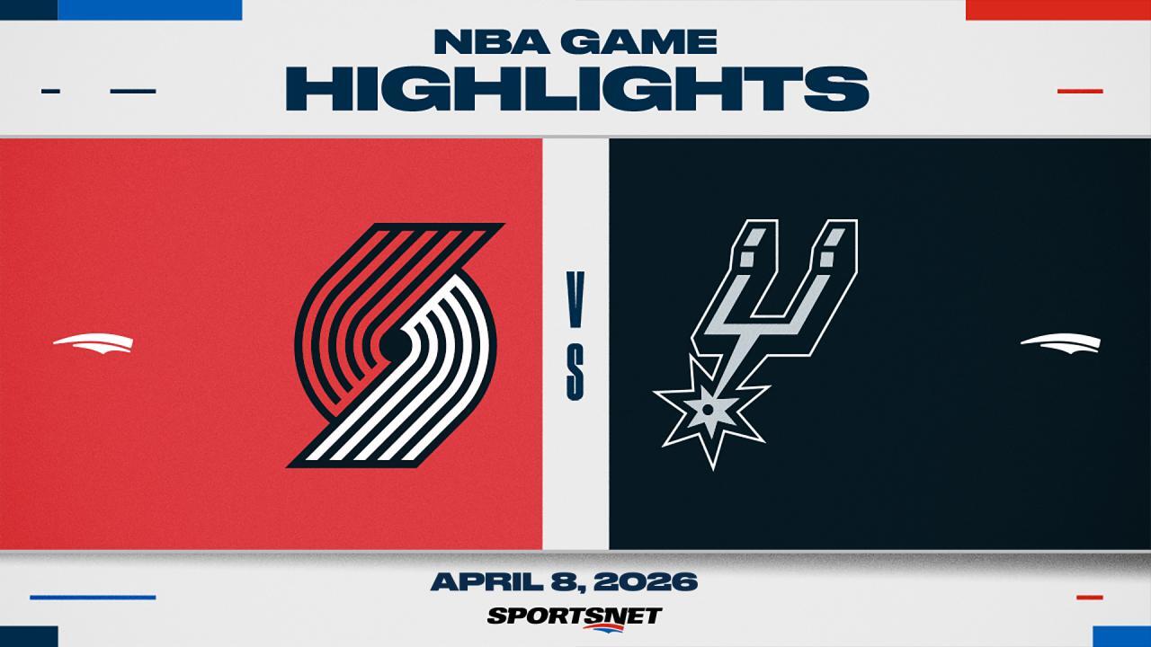 NBA Highlights: Spurs 112, Trail Blazers 101