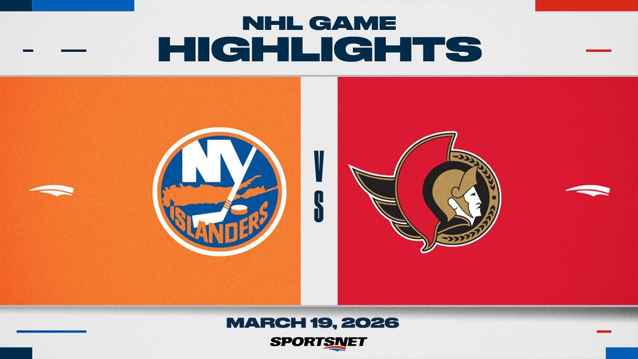 NHL Highlights: Senators 3, Islanders 2
