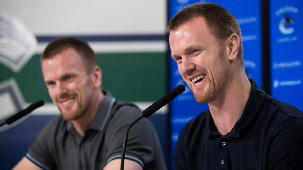 Congratulations to legends Henrik and Daniel Sedin on the