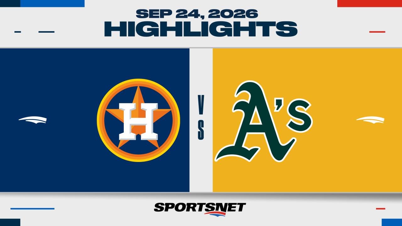 MLB Highlights: Astros 7, Athletics 5