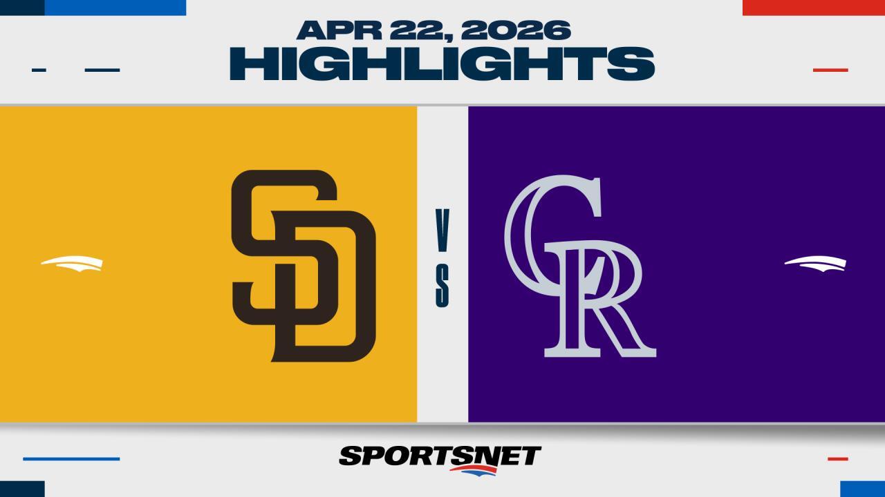 MLB Highlights: Rockies 8, Padres 3