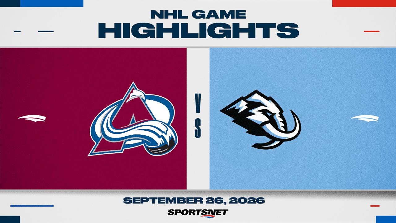 NHL Pre-Season Highlights: Mammoth 2, Avalanche 0