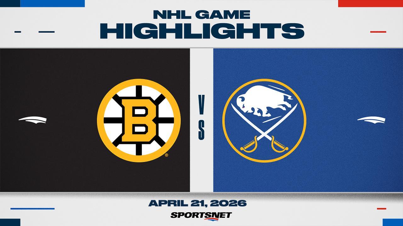 NHL Game 2 Highlights: Bruins 4, Sabres 2