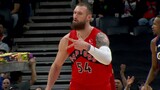 Raptors’ Mamukelashvili drains back-to-back threes from corner