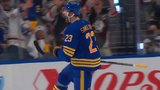 Sabres’ Greenway deflects point shot from Samuelsson through heavy traffic