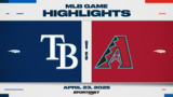 MLB Highlights: Rays 7, Diamondbacks 6 (10)