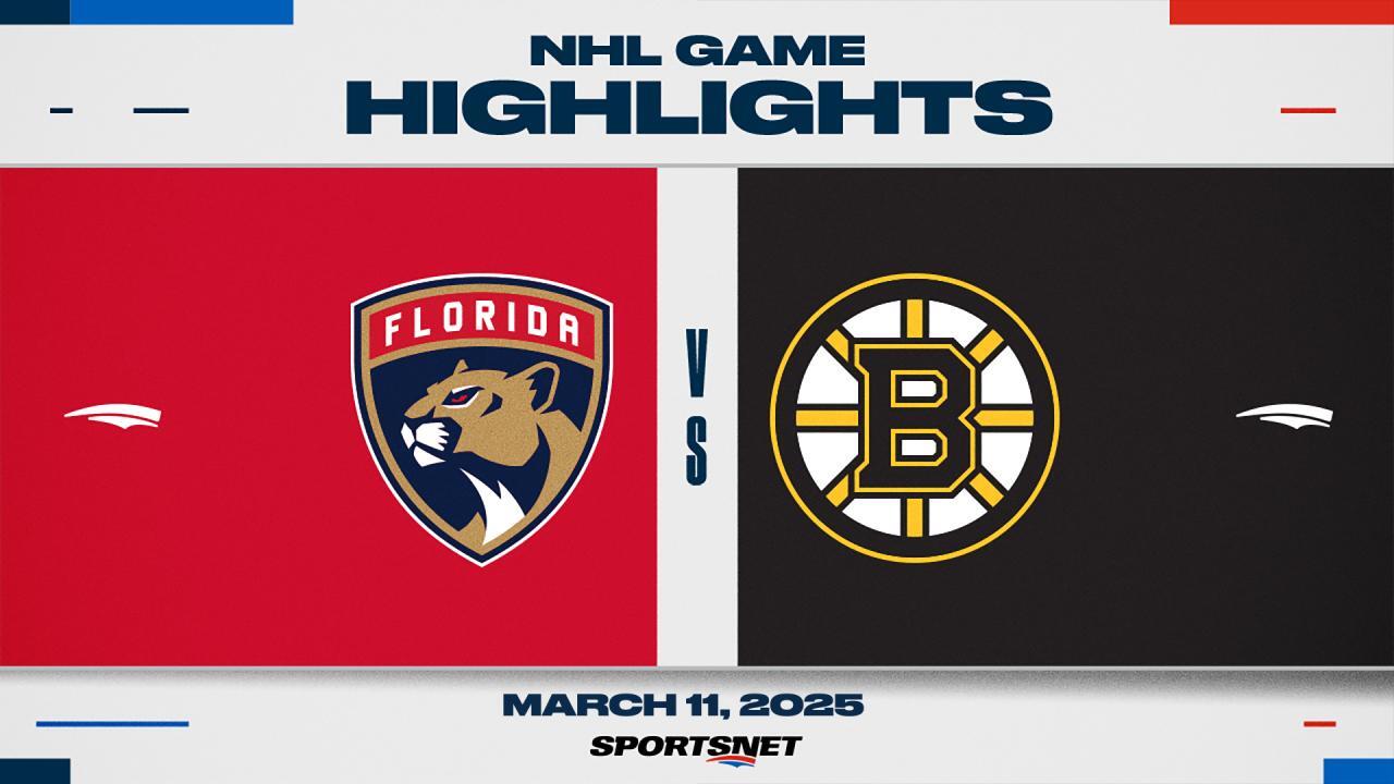 NHL Highlights: Bruins 3, Panthers 2