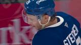 Maple Leafs’ Stecher swings at puck, scores own goal against Stars