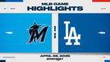 MLB Highlights: Dodgers 7, Marlins 6 (10)