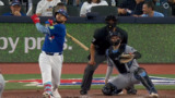 Blue Jays’ Pinango belts low line drive out of the park vs. Marlins