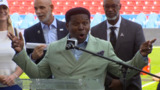 Pinball Clemons pumps up the crowd at MLSE, Bills partnership event